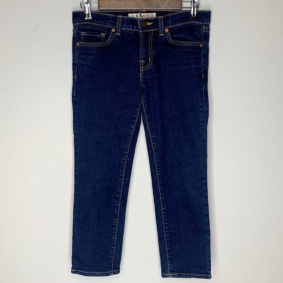 J Brand 935 Low-Rise Cropped Jean in Ink Dark Wash - Picture 2 of 7